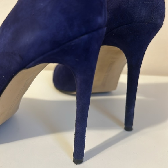 IVANKA TRUMP WOMEN'S BLUE SUEDE POINT TOE STILETTO PUMPS SIZE 11 - Picture 7 of 9